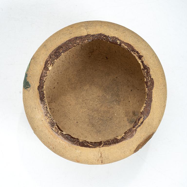 Wilhelm Kåge, a chamotte stoneware vase, Gustavsberg, Sweden 1929.