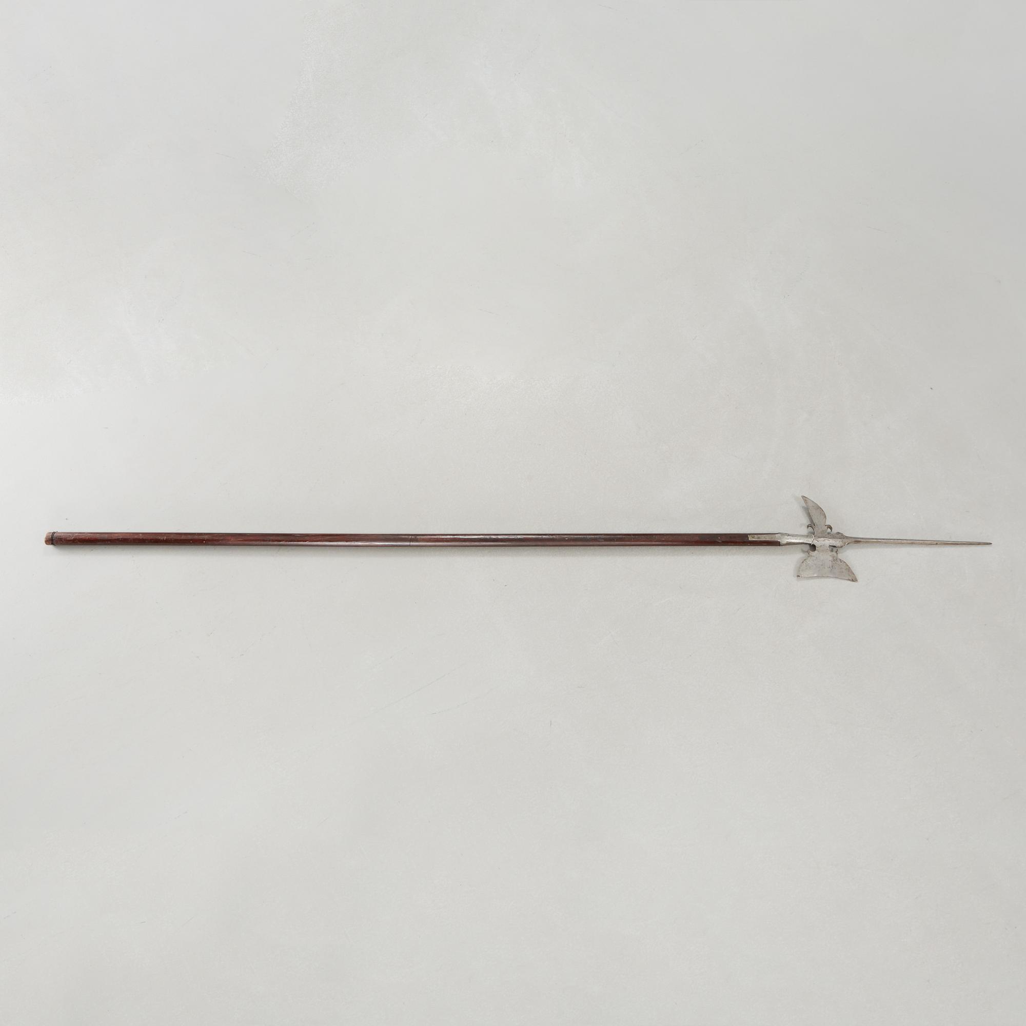 A halberd, probably 17th century.