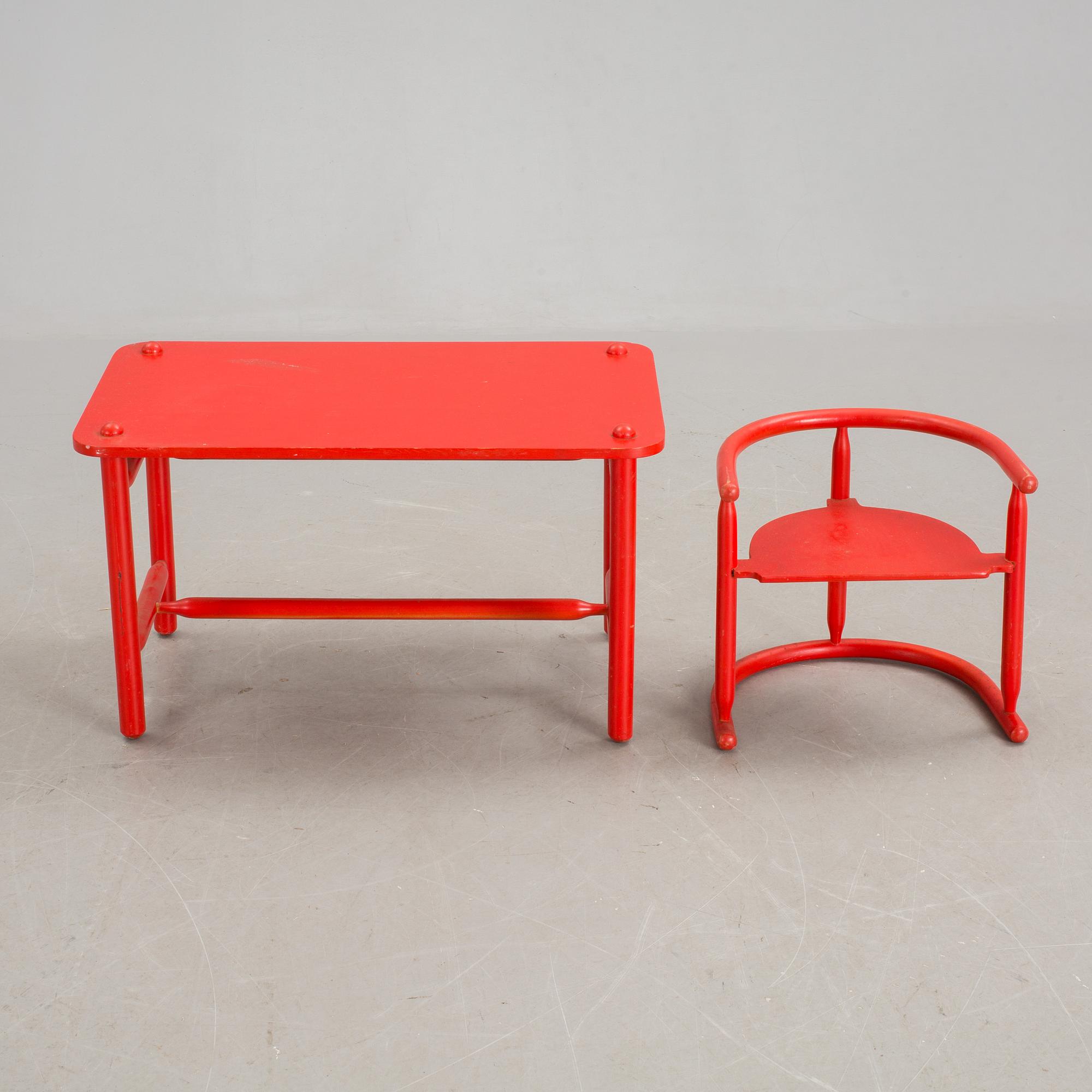 BARNRUMSMÖBLEMANG, 2 delar, Karin Mobring, IKEA, 1960/70-tal.