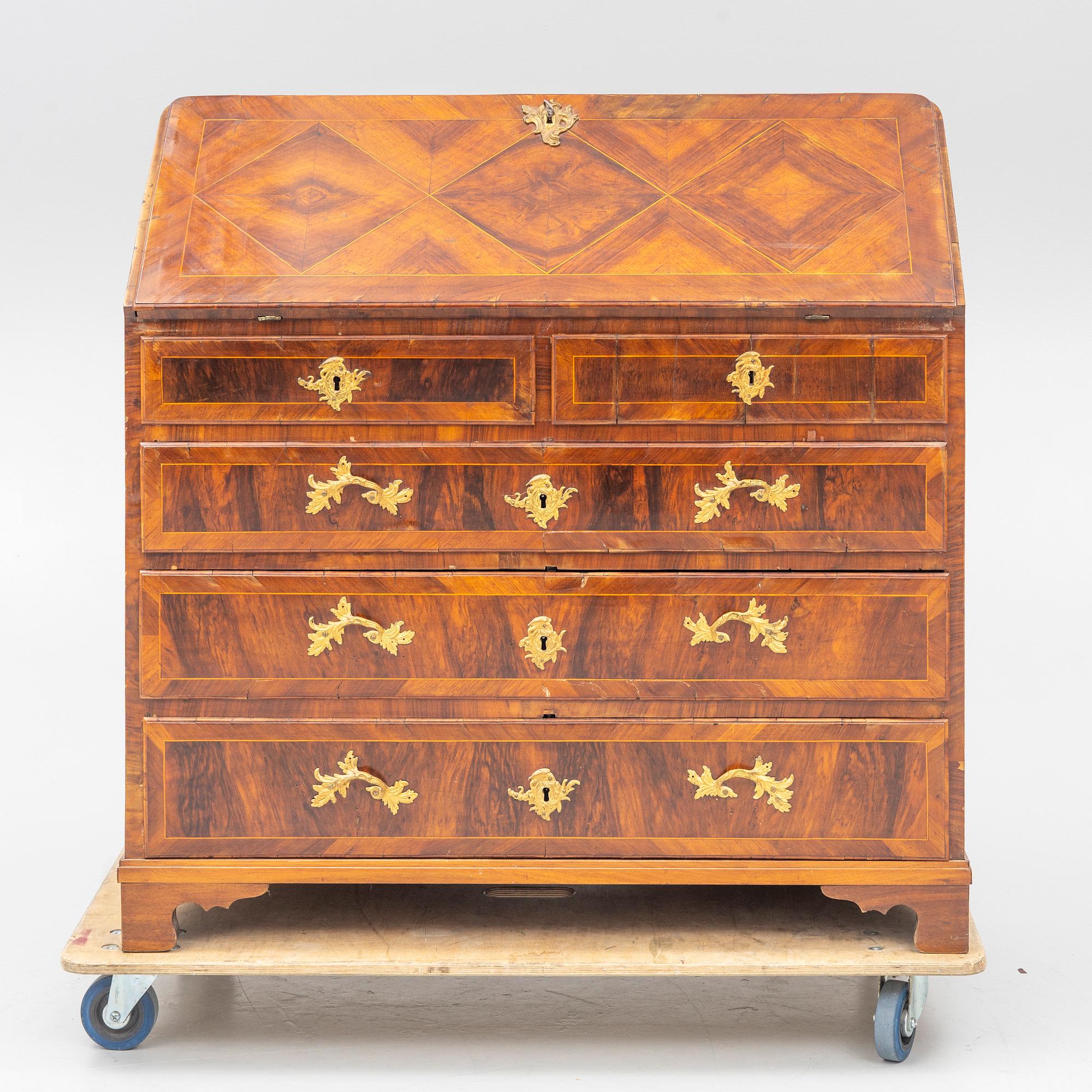 Sekretär, Rokoko, 1700-tal.