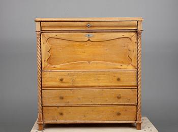 KLAFFBYRÅ, biedermeier, 1800-talets mitt.