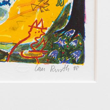 Ian Rusth, 'Ensam på en brygga'.