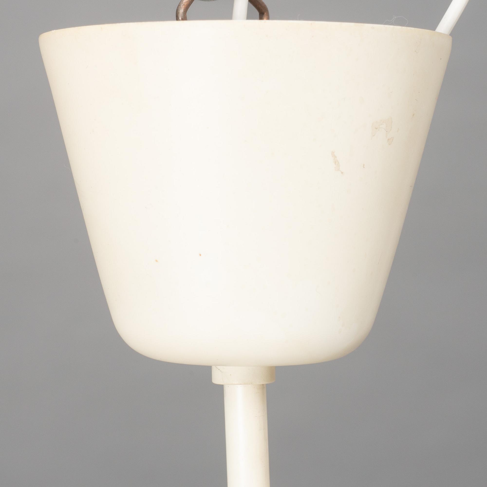 Harald Notini, a ceiling lamp model "12126", Arvid Böhlmarks Lampfabrik, Stockholm, 1950s-60s.