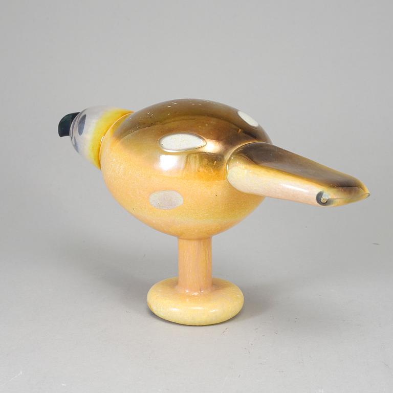 OIVA TOIKKA, glasfågel, Western March (Ruskosuohaukka) 2006–2008, signerad O. Toikka Nuutajärvi.