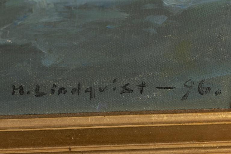 Herman Lindqvist, "Skeppsbrott vid skånska kusten".