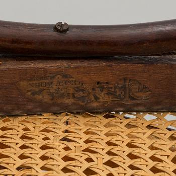 A SET OF FOUR BENTWOOD  CHAIRS J&J KOHN AUSTRIA.