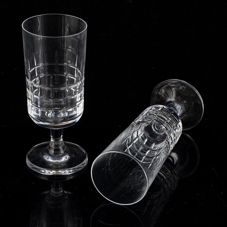 A glass service, 69 pcs, from Kosta, 20th century.