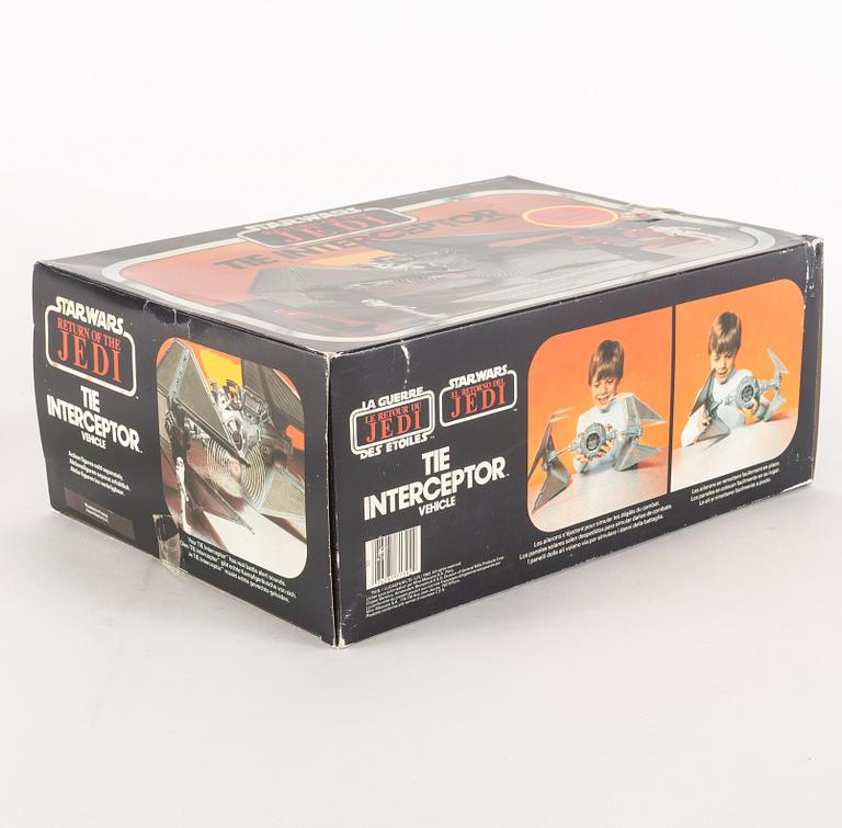 STAR WARS, Tie Interceptor i kartong, Return of the Jedi, 1983.