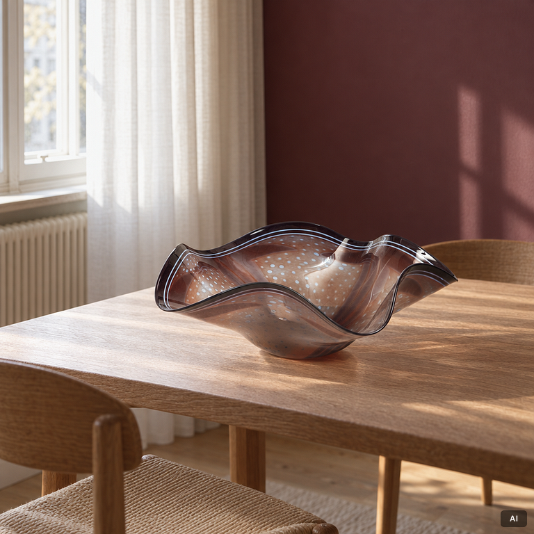 Gunnar Cyrén, skål, graal, glas, Orrefors 1992.