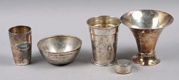 PARTI SILVER, 5 delar.  Bl a GAB, Stockholm 1928.