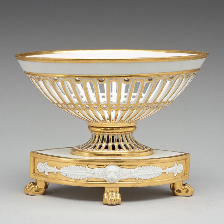 A French Empire chestnut basket, early 19th Century.