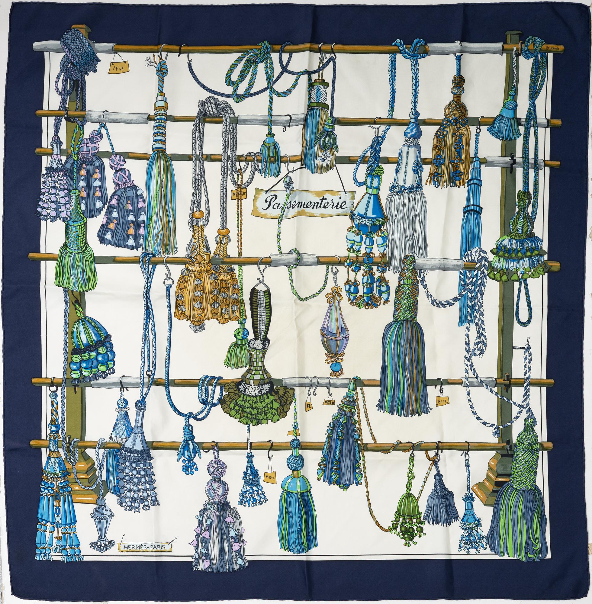 Hermès, scarf, "Passementerie".