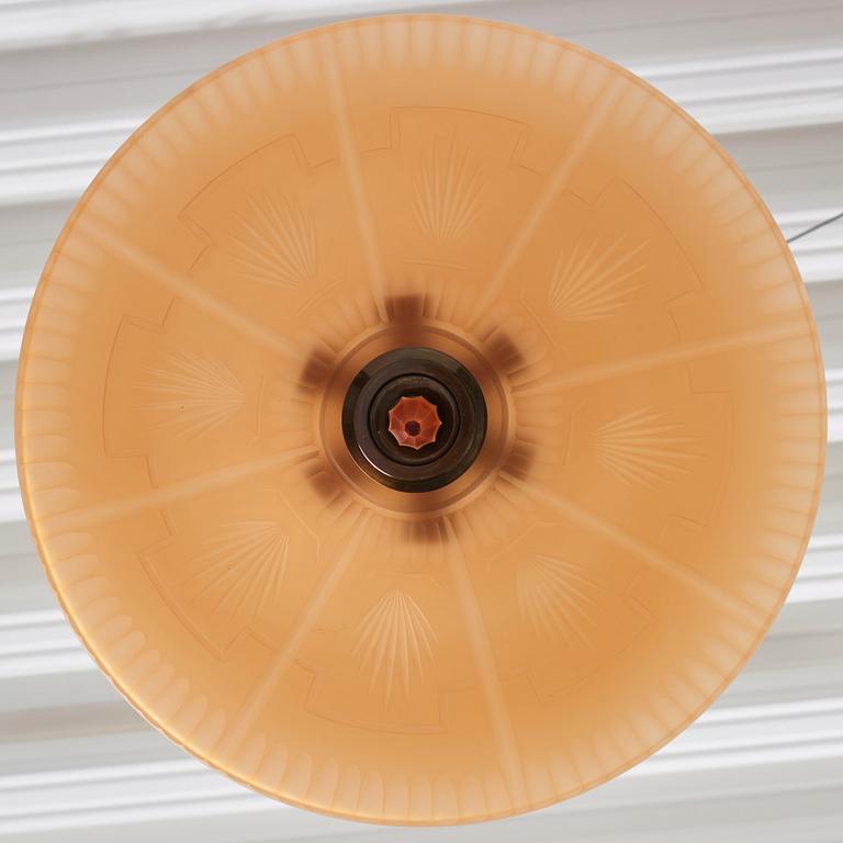 Harald Notini, a ceiling lamp, model "6544", Arvid Böhlmarks Lampfabrik, Sweden 1930s.