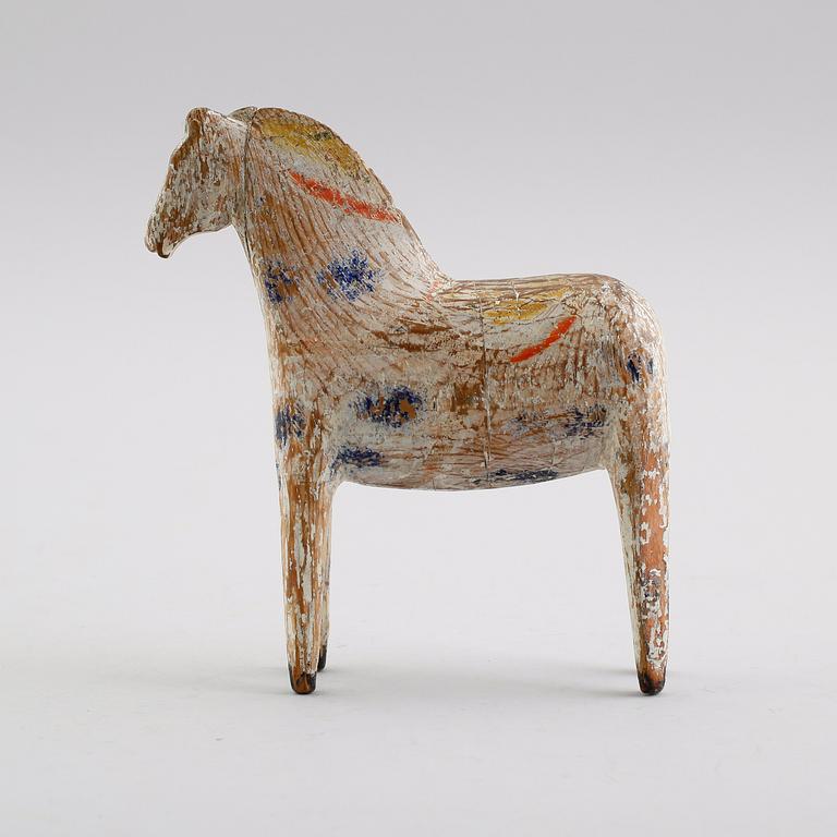 HÄST, skuret trä, Dalarna, 1800-/1900-tal.