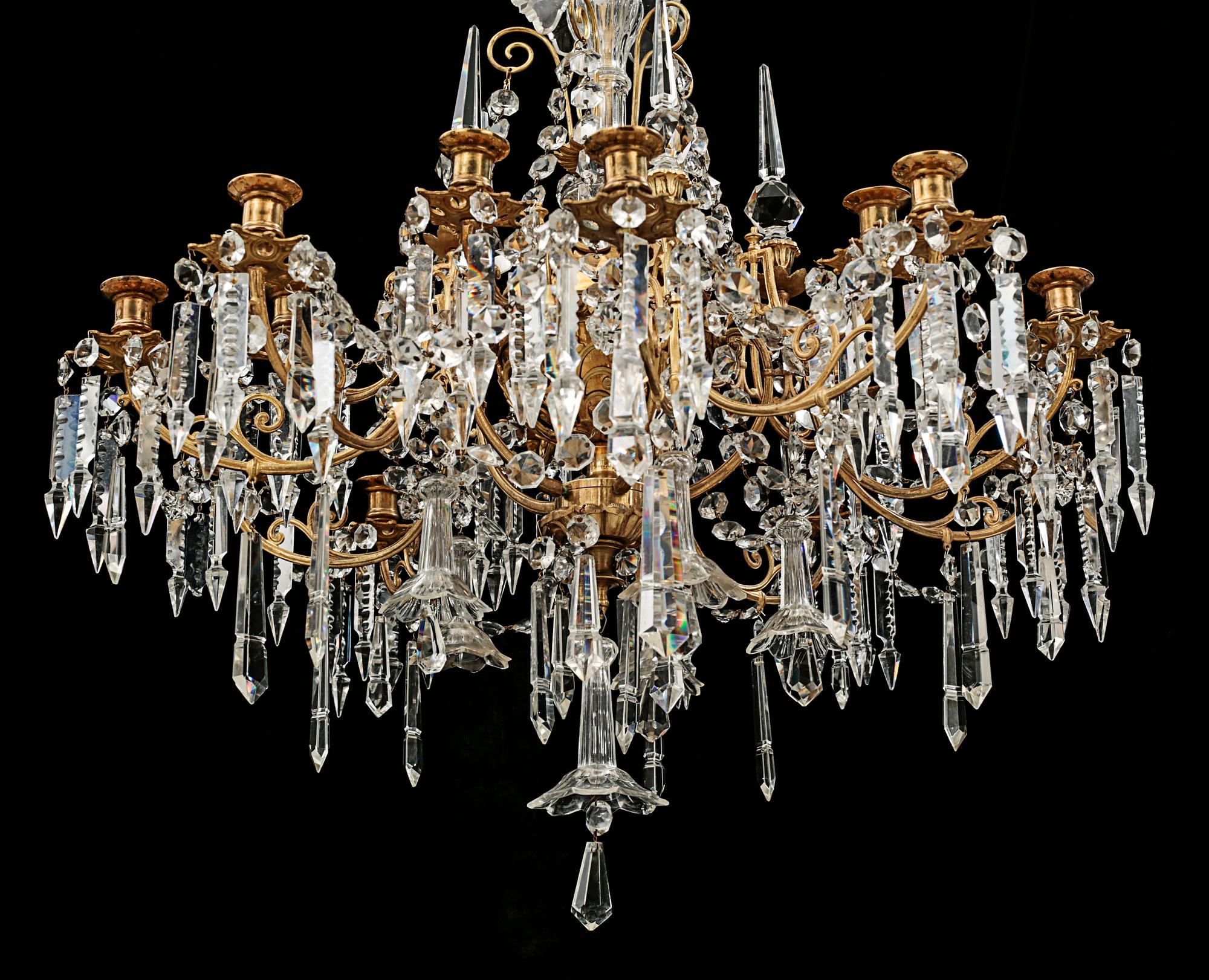 A late 19th century chandelier,