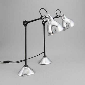 Bernard-Albin Gras, a pair of 'Gras' table lamps, DCW éditions.