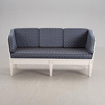 TRÅGSOFFA, gustaviansk stil, 1900-tal.