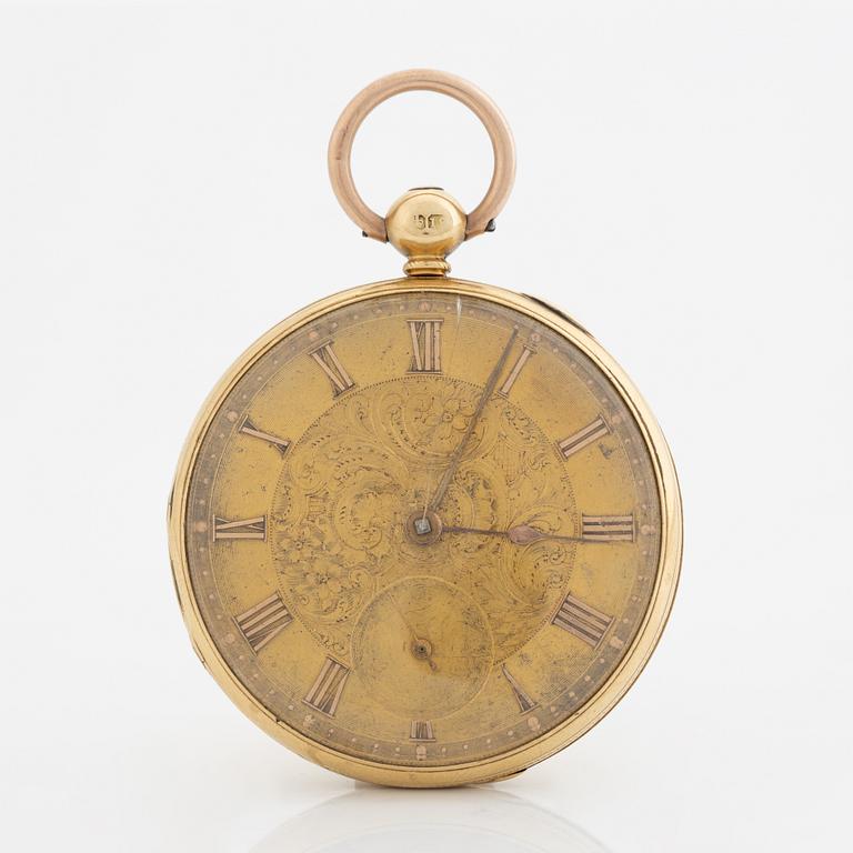 Pocket watch, John Cross, 46 mm.