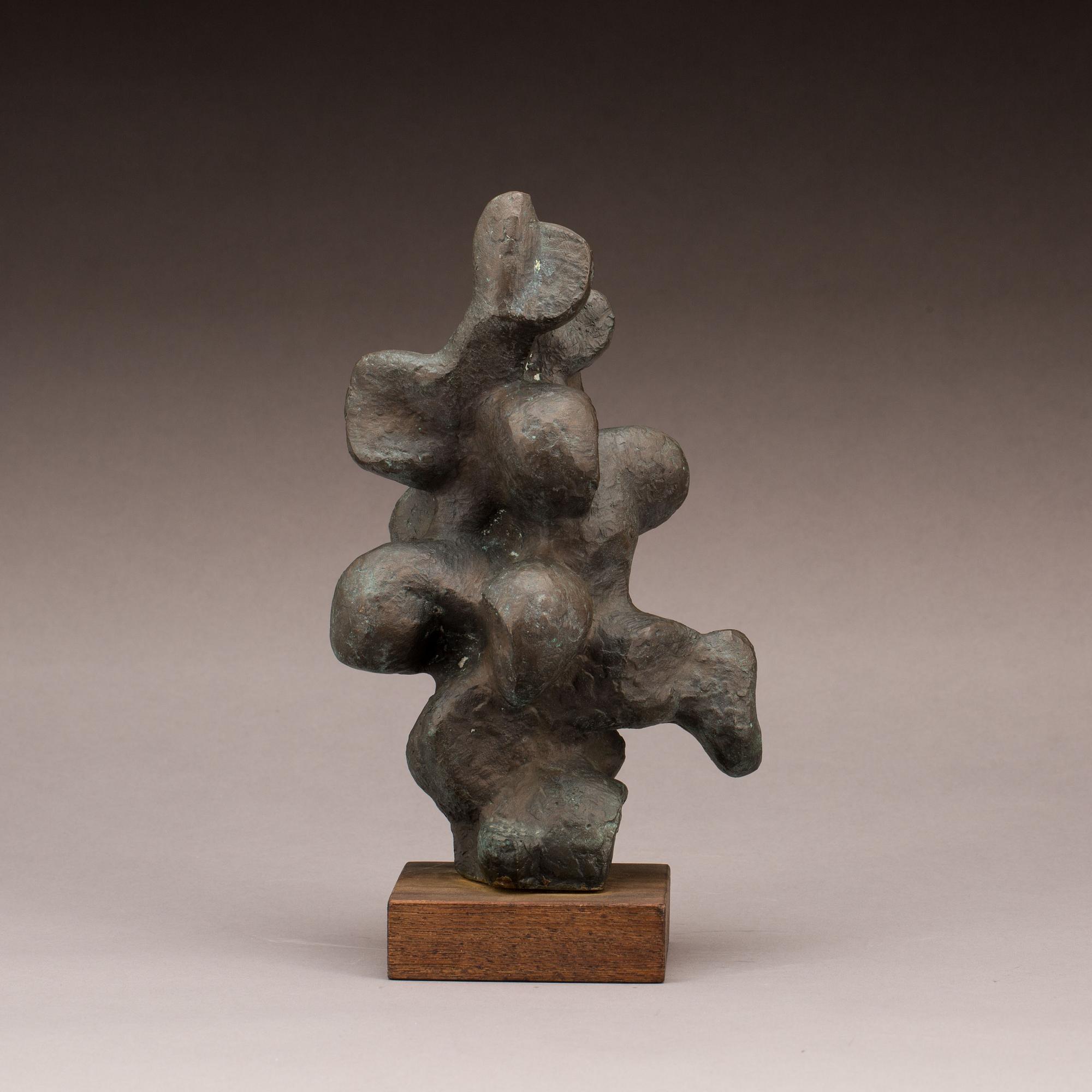 THURE THÖRN, signerad, patinerad brons.