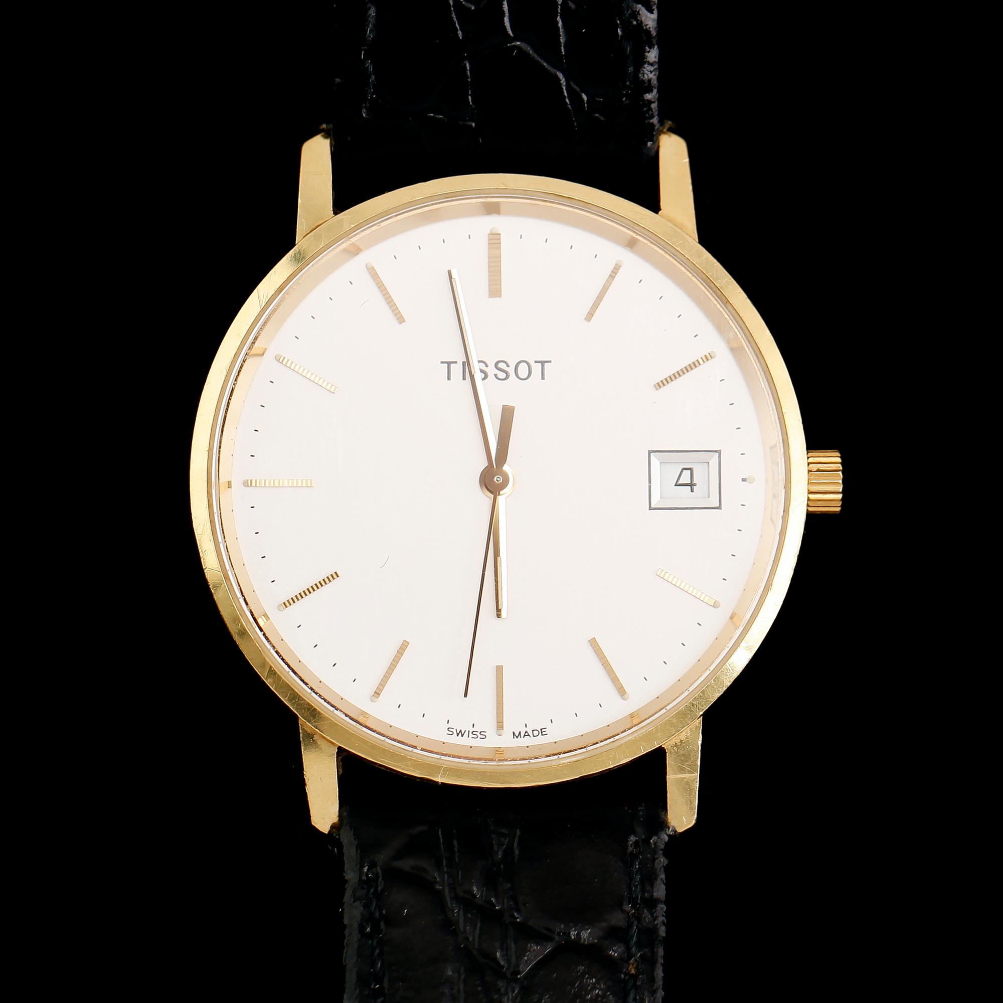 ARMBANDSUR, 18 k guld, Tissot.