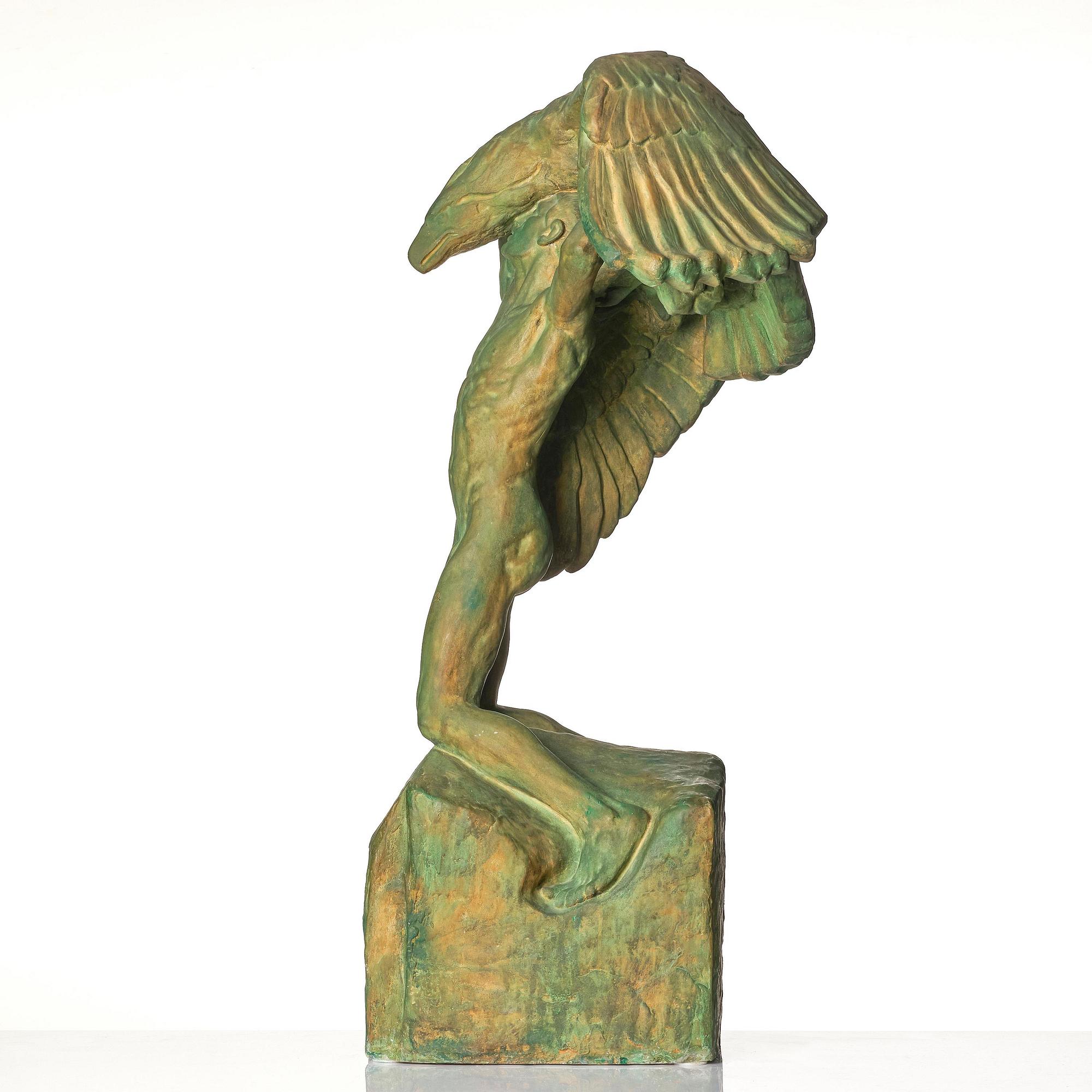 Carl Milles, "Vingarna" ("Gosse med örn").