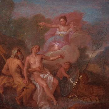 Charles Antoine Coypel Hans krets, Faistos och Teitis med Achilles?.