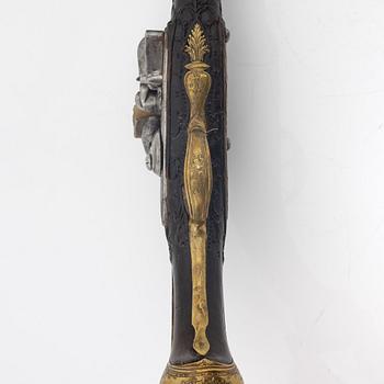 Flintlåspistol, 1700-tal.