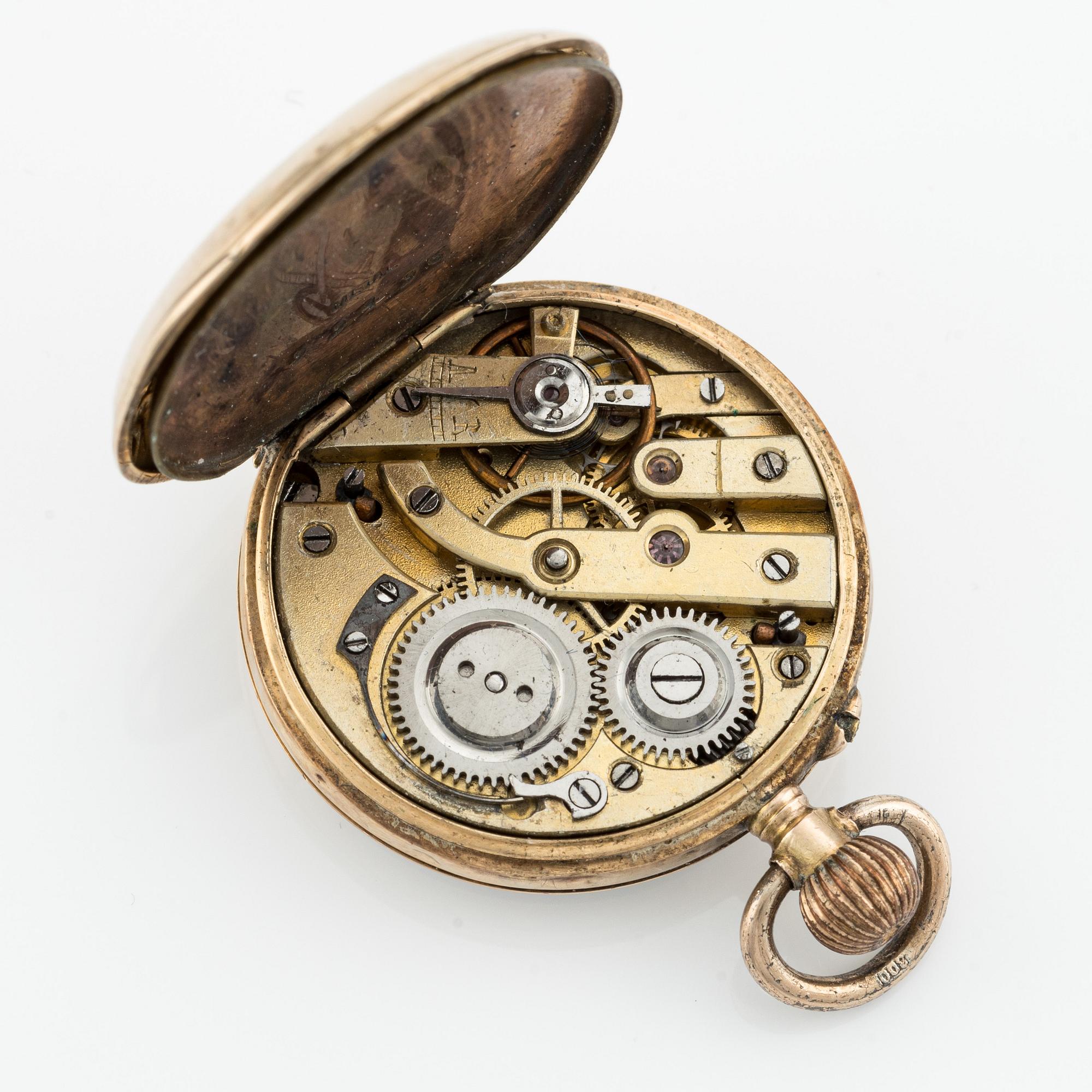 Ladie's pocket watch, 29.5 mm.