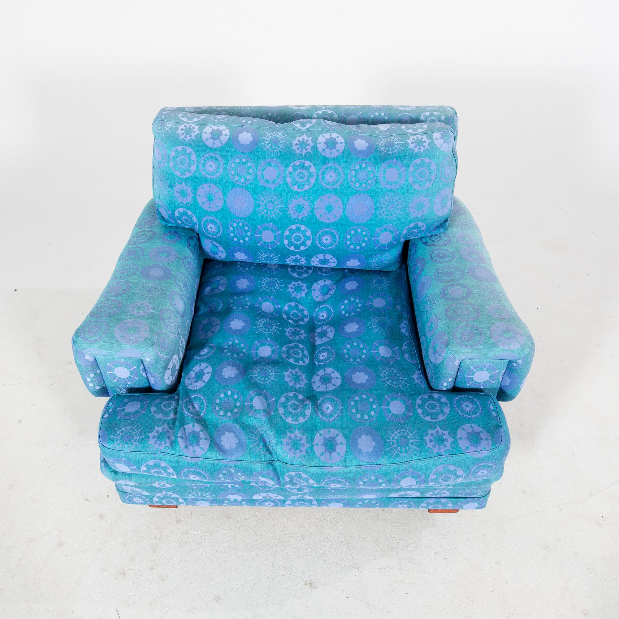 Soffa och fåtölj, 1960/70-tal.