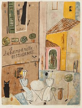 Madeleine Pyk, "Restaurant La Campanette".