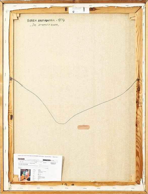 SOREN ARUTYUNYAN, akryl på duk, sign samt dat 1979 a tergo.