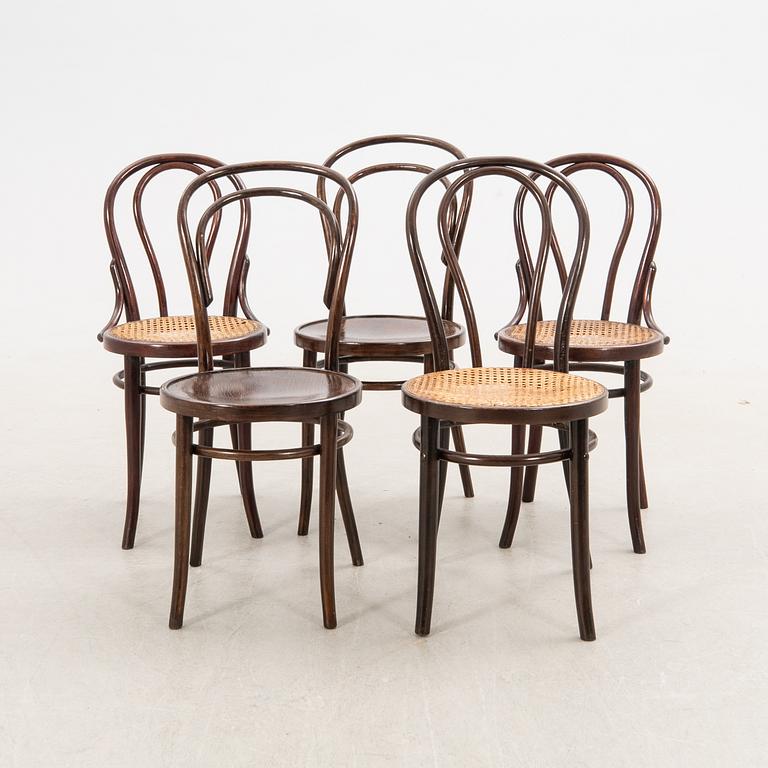 Chairs 5 similar 20th century.