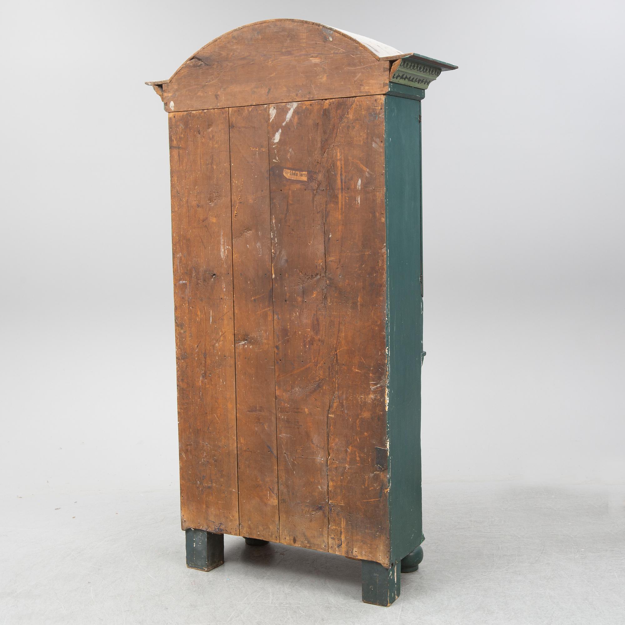 A 19th Century painted cabinet.c.