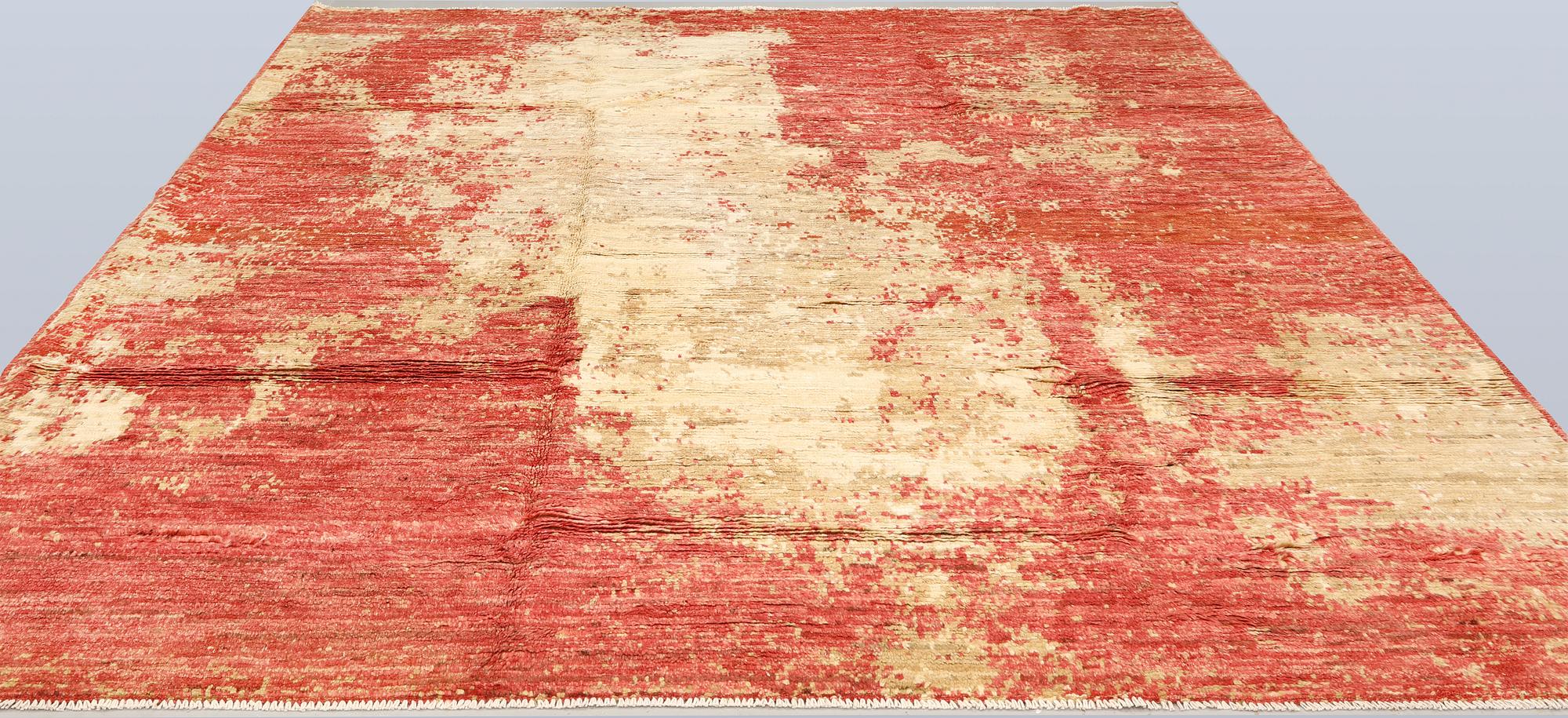 A rug, Morocco design, approx. 294 x 243 cm.