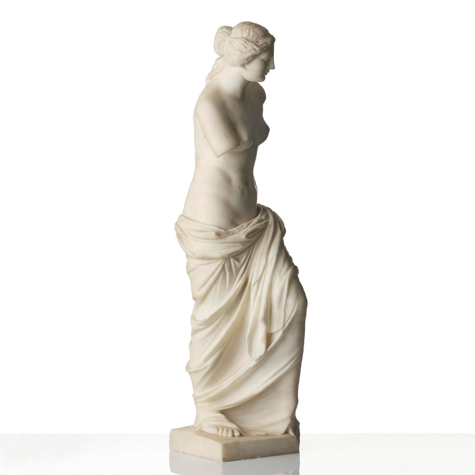 "Venus de Milo", troligen Italien, Grand Tour-souvenir, 1800-tal.