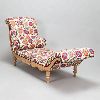 A chaise longue from later half of the 19th century.