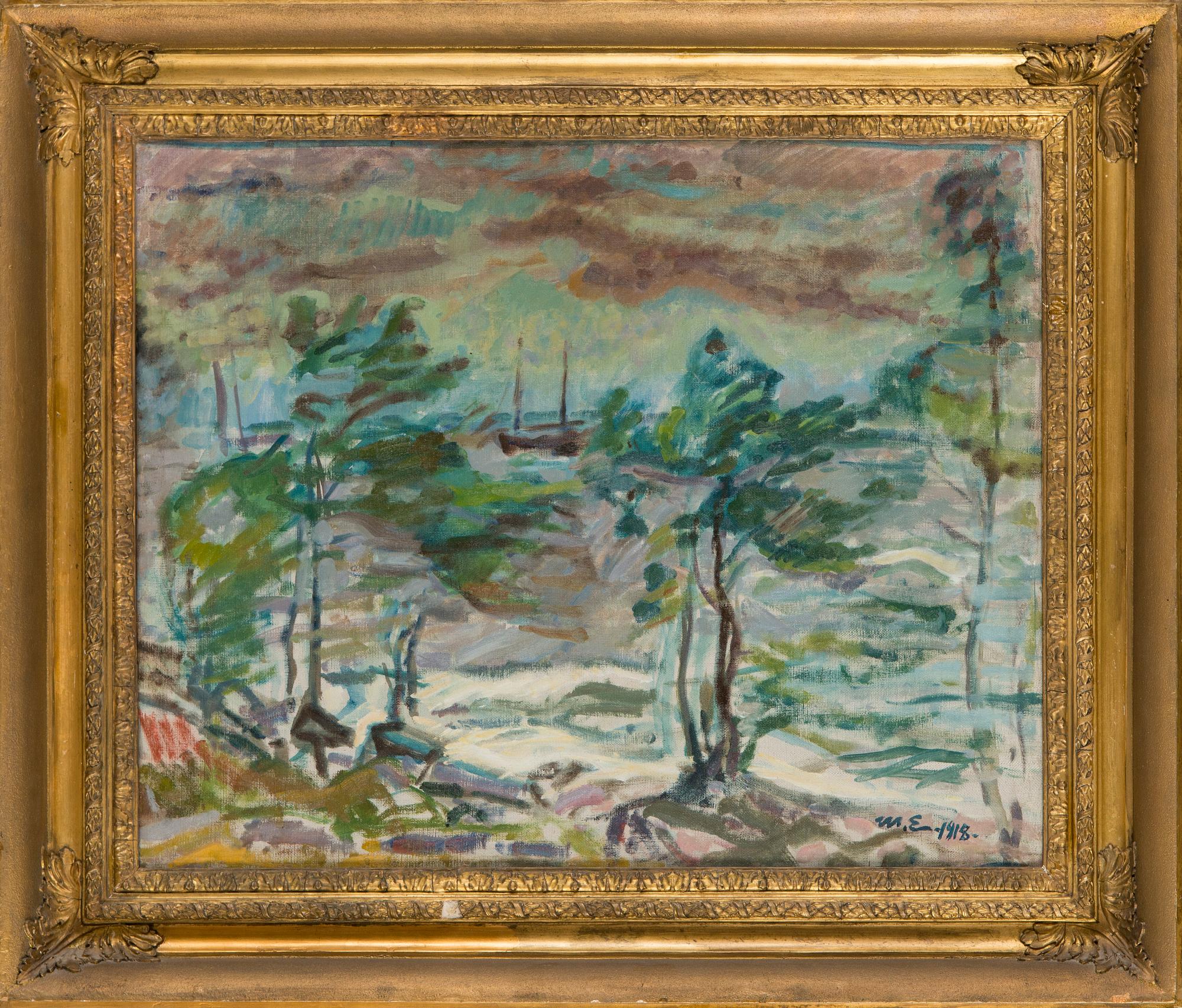Magnus Enckell, "Storm in Kuorsalo".