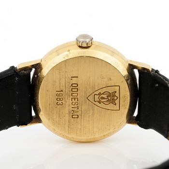 DAMARMBANDSUR, 14 k Certina, tot vikt ca 13,8 gram inkl armband.