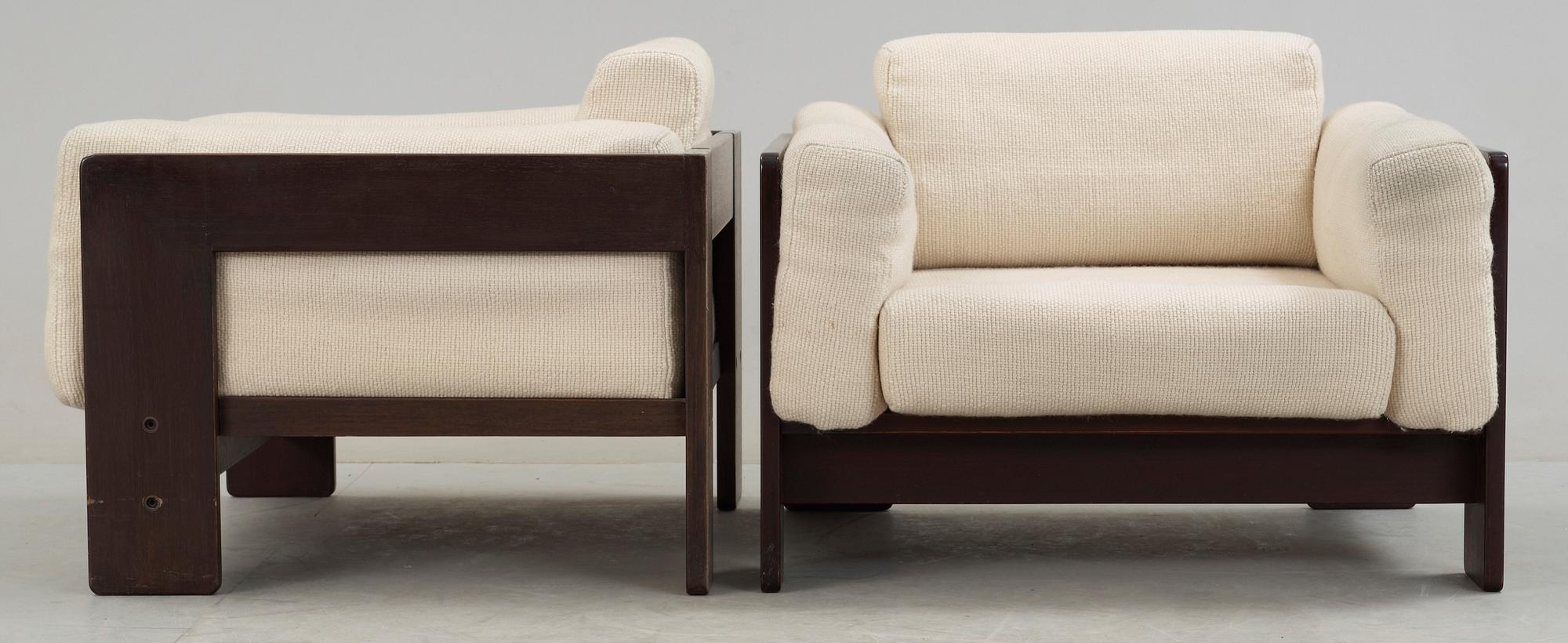 SOFFGRUPP, 4 delar, Afra and Tobia Scarpa Bastiano, Gavina, 1960-tal.