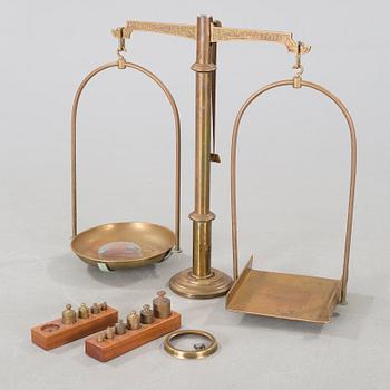 A scale, A.B. Kaffeångrosteriet "Standard", Göteborg, Sweden, circa turn of the century 1900.