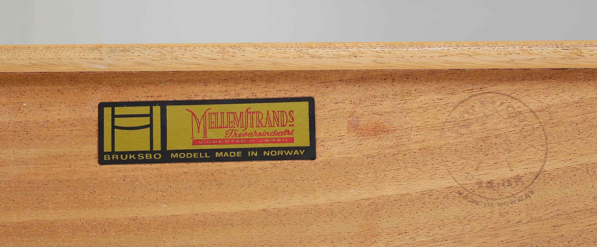 BÄNK, "Krobo", Torbjörn Afdal, Bruksbo, Mellemstrand, Norge, 1900-talets andra hälft.