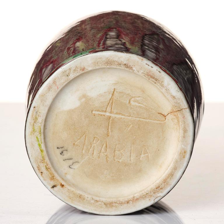 Aune Siimes, a porcelain vase, Arabia, Finland 1940s.