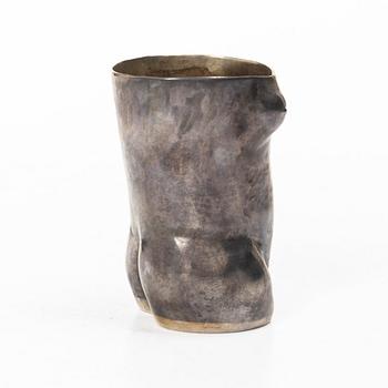 Snapsglas, sterlingsilver, G.E Florman, Stockholm, 1997.