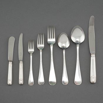 BESTICKUPPSÄTTNING, 88 delar, silver, David Andersen, Norge, 1900-talets första hälft.