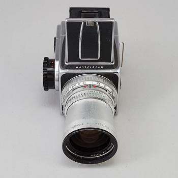 A Hasselblad 500C /M from  1973 with one cartridge from 1969 and Distagon 1:4 f=50 mm.