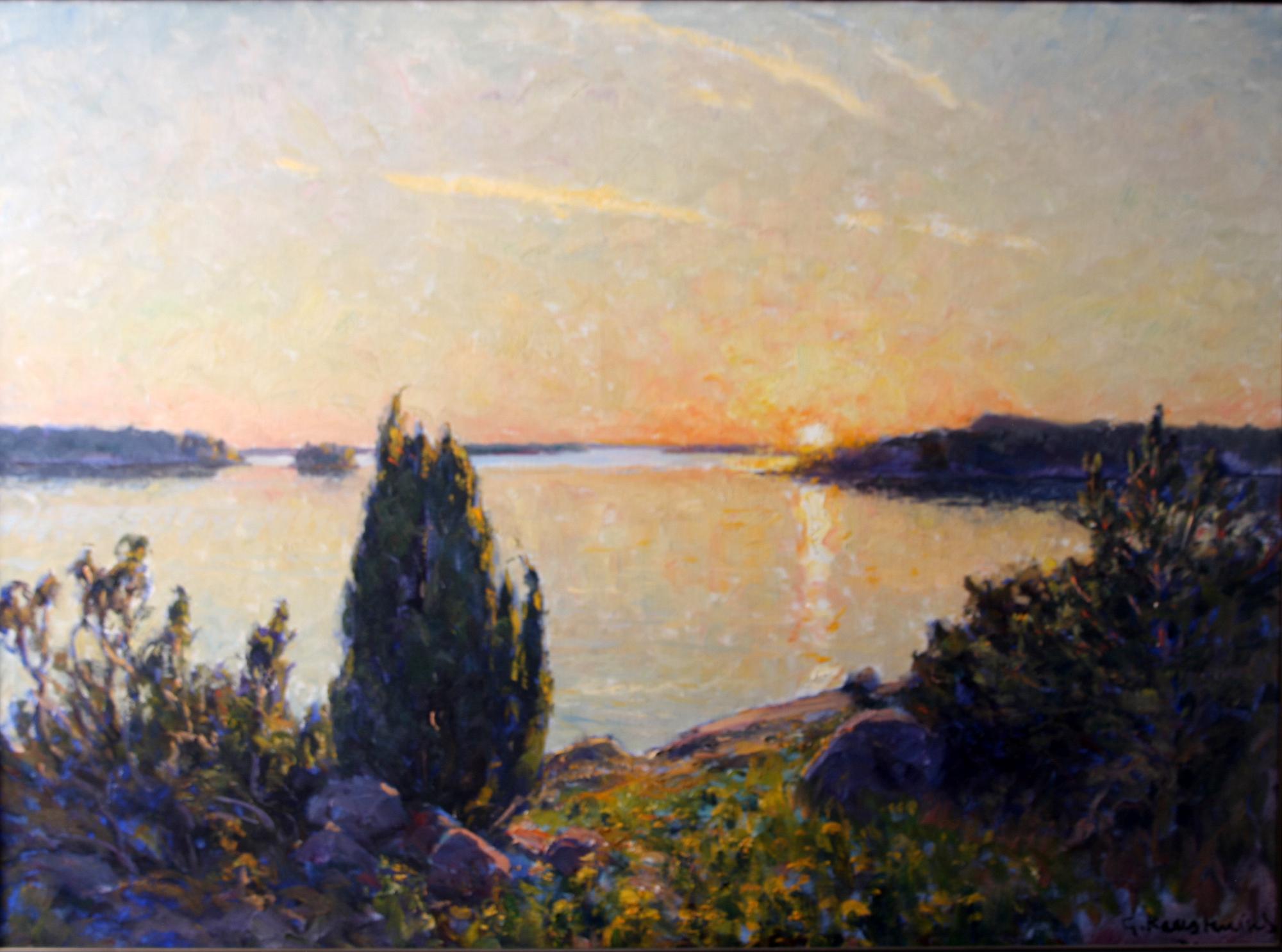 GOTTFRID KALLSTENIUS, olja på duk, sign.