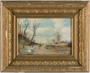 ALFRED BERGSTRÖM, olika on canvas, signed and dated -84..