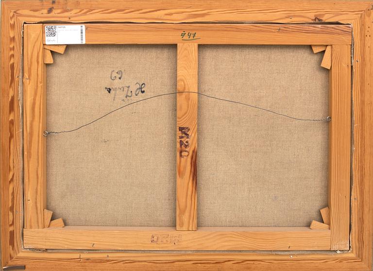 Hugo Zuhr, olja på duk, signerad,