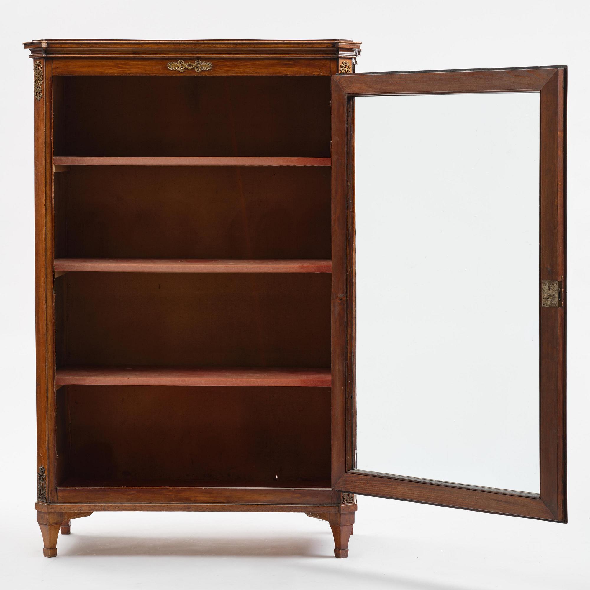 Display cabinet, mid-19th century, Louis XVI style.