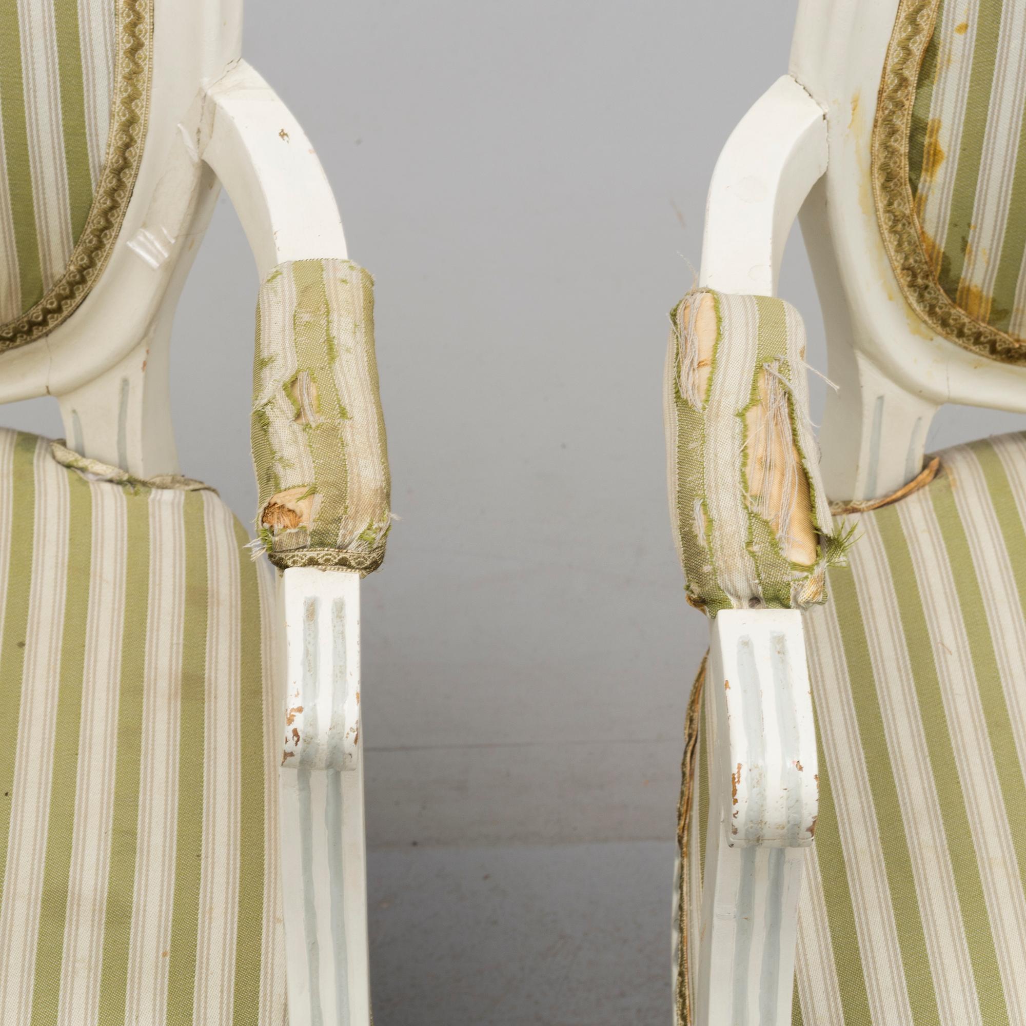 MATGRUPP, 5 delar, gustaviansk stil, 1900-talets mitt.